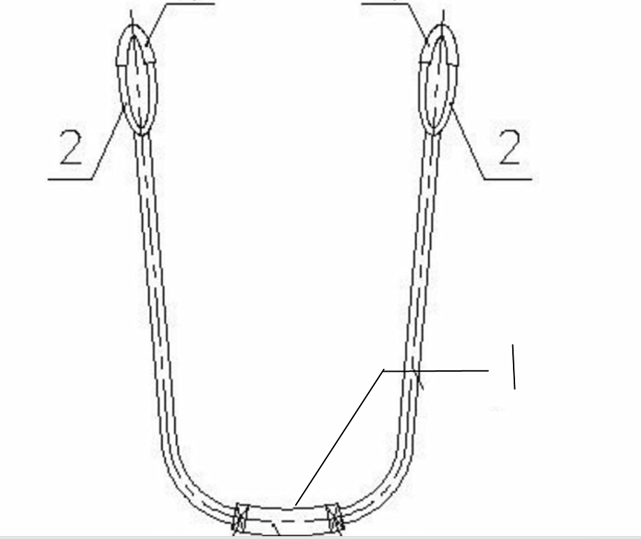 圆筒吊装带产品结构示意图